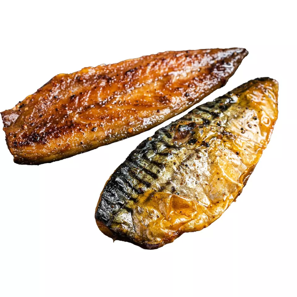 Gerookte makreelfilets met peper